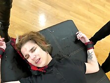 Lesbian Mistresses, Hard Spitting, Humiliatrix, Lezdom Over Bondage Slut
