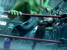 Gifdoozer Juri X Blanka Intensive Anal Sex: Sexy,  Hardcore Banging with Pleasant,  Gaping Booty and Intensive Enjoyment
