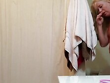 Hd Blond Gf Hidden Cam Bathroom Shower Spy Sexy Small Boobs Milf Voyeur 3-26