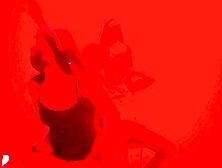 A scruffy chap invites us to an neverseen catwalk to perform a hot dance in erotic underware.