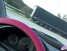 I turn on the truck drivers,  highway area reserved for trucks,  and naughty