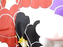 Yuuka Kamakura sucks a cock toying her twat