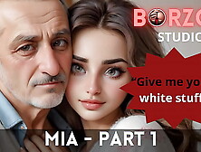 Mia and Papi - one - Horny mature Grandpappa domesticated virgin teeny fresh Turkish Chick