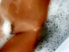 Soapy Tits And Shower Dildo