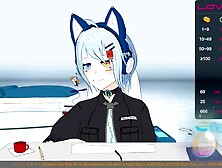 Exhausted Cartoon AI Gets no Mercy from her Chat (09-06-21)