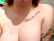 Point of View" Big Boob Blowjob Spectacular - Face Fucking Goddess with Huge Natural Breasts!