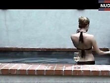 Hot Tricia Helfer In Black Bikini – Open House