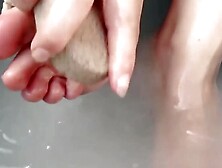 Sexy Naked Asmr Foot Soak And Massage.