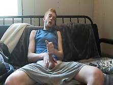 Cute Blonde Boy - Flint Wolf - Loves To Jerk It For His Fans