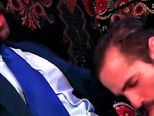 Classy Executives Enjoy Sloppy Blowjob After Card Game - PornPros