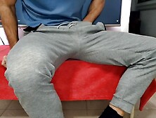 Me wanking my hard schlong