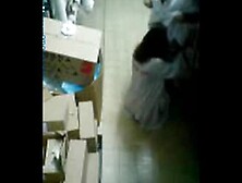 Fucking A Colleague Hidden On The Job