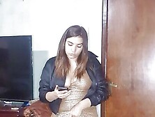 Hot wife dresses up for a party with her lover