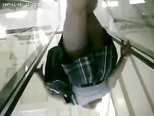 Nice Legs On The Escalator