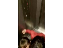 Friend Compete To Blow Me In Elevator