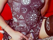 Little witch getting a lot of cum into her gigantic booty │Sarahrockdaring