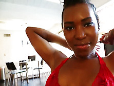 Ebony Gal Gives Excellent Blowjob