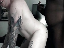 Inked Guy Is Being Fucked In The Bum By A Black Stallion