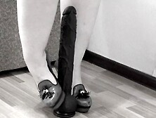 Older BIG BODIED WOMAN milf with hairy cunt gets boned to cums with giant dildo.