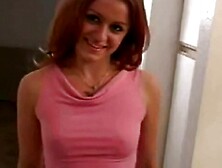 Jenni Lynn In Point Of View Blowjob Bitch Jerks Off Prick
