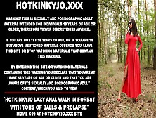 Hotkinkyjo Lazy Anal Walk In Forest With Tons Of Balls & Prolapse