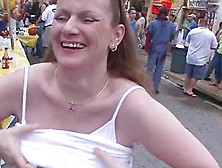 Springbreaklife Video: Flashing At Daytime Street Party