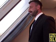 18yo sub Ariell Aquinas fed jizz after anal doggystyle