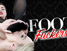 Foot Fuckers Starring Nathalie Cherie And Victoria Puppy - Lesbian Stocking Fetish