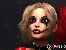 Pin-up Harley Quinn at hd movie