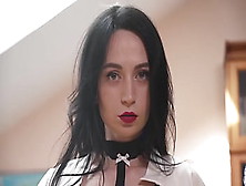 Boss Nick Punished New Slutty Secretary Darsi Devil! Nick's Anal Casting (0, 001% Vagina,  Rimming,  Slap) Nrx110