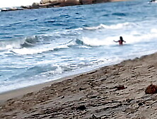 Stranger Fucks Me on a Nude Beach After I Blow Him — Real Voyeur Caught Jerking Off Watching Us