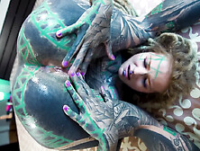 Tattoo Anal Gape Loving Girl Cumplay - Lily Lu