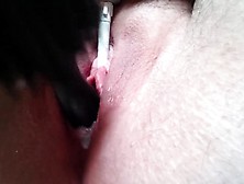 Dildo And Pussy Close Up Masturbation