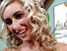 Blonde Stripper Lilly Obliterated With A Massive Facial!