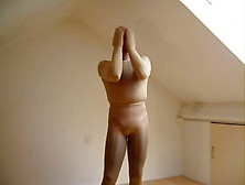 10 Layer Tan Pantyhose Encasement Video