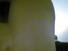 Round butt cheeks and sexy slit between them on