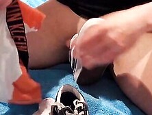 18 Twink Boy Sniffs And Fucks Vans Sneakers And Socks And Cums