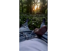 Cumshot By The Sunset