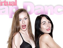 Emily Bloom And Mary Angel - Virtual Lap Dance