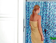 MOM Cheating with Son's Gun at Bathroom - FamilyStroke. net