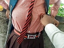 Desi local village youngster school chick outdoor sex sex tape, Indian Pretty village bitch MMS