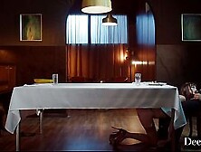 A compliant woman provides her benefactor with a five-star seduction.