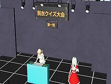 Mmd(3D)-Undressing Quiz Competition