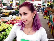 CARNEDELMERCADO - VERONICA LEAL BUBBLE BOOTY LATIN BABE COLOMBIANA FUCKED HARD FULL SCENE