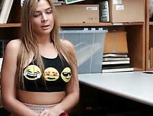 Big Boobs Teen Shoplifter Gets Busted And Fucked By Security