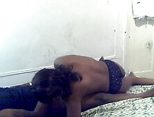 Giving my Ebony babe surprise sperm