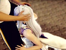 Re:Zero - Emilia gives Subaru a Oral Sex