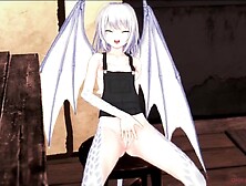 Blue-Haired Scaly Tease: Nyx Fingers Herself Inexperienced – Scales Shaking,  Cunt Oozing!