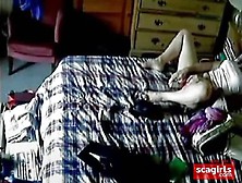 So horny she had to wank... hidden cam