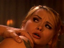 The horny blonde dreaming of anal sex with a big hard dick in medieval time